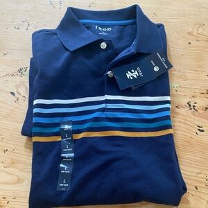 Izod polo blue size large btw